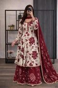 Exclusive Golap Printed Cotton Gown - Three Piece