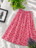 Premium Linen Printed Skirt for Women