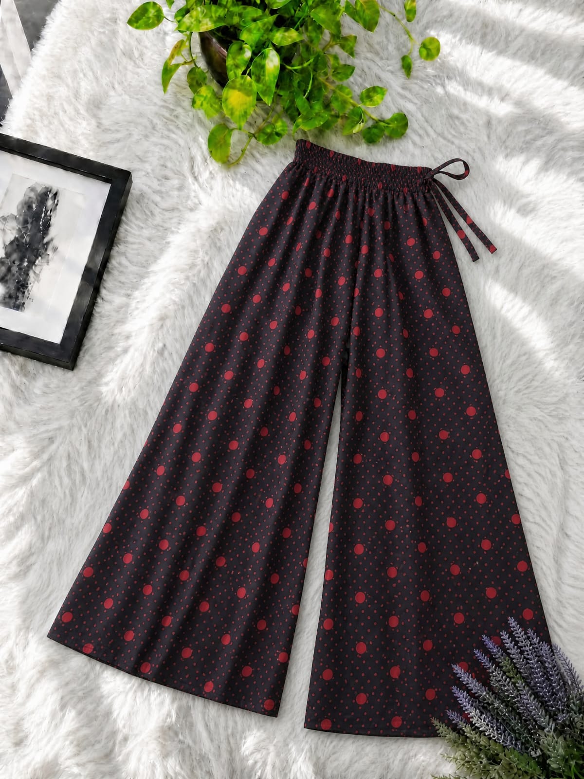 Premium Printed Linen Palazzo for Women