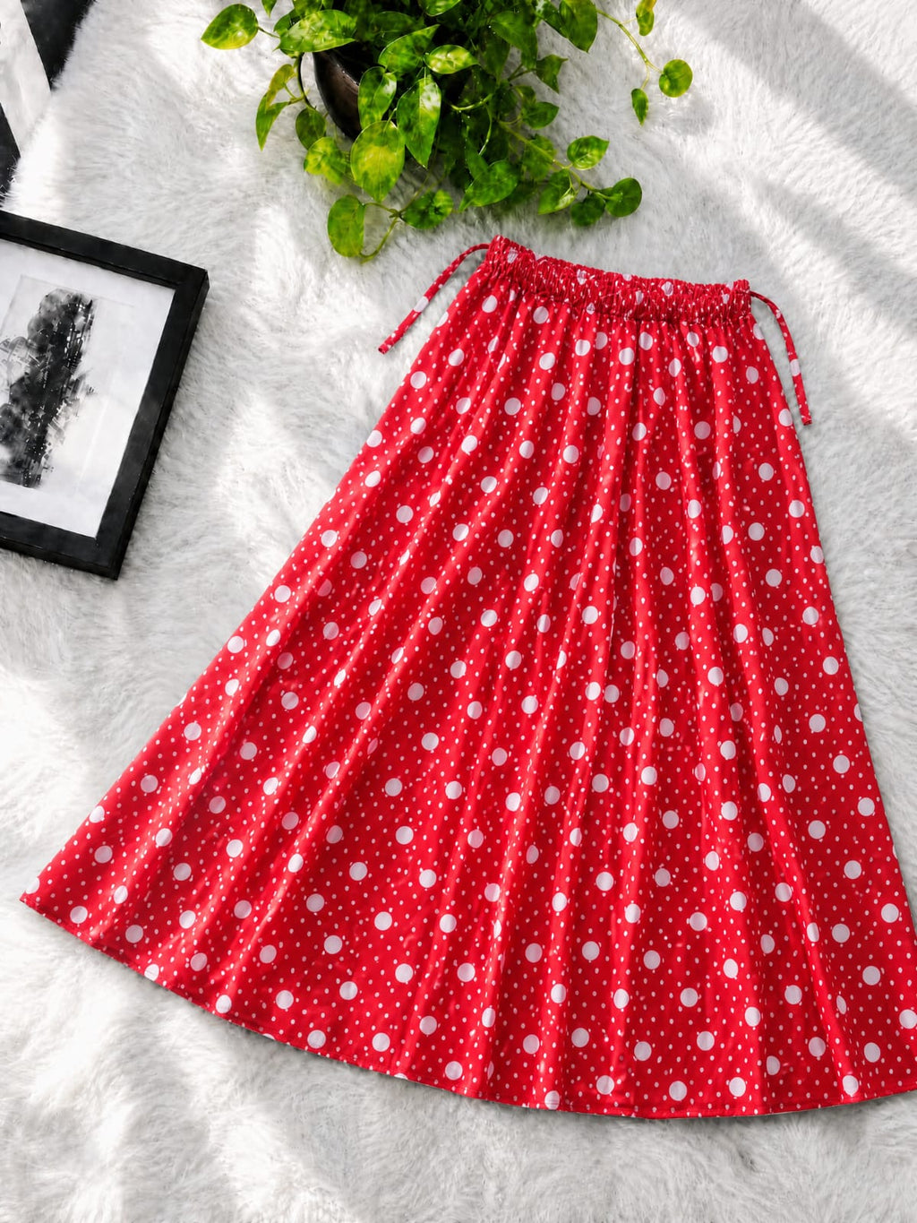 Premium Linen Printed Skirt for Women