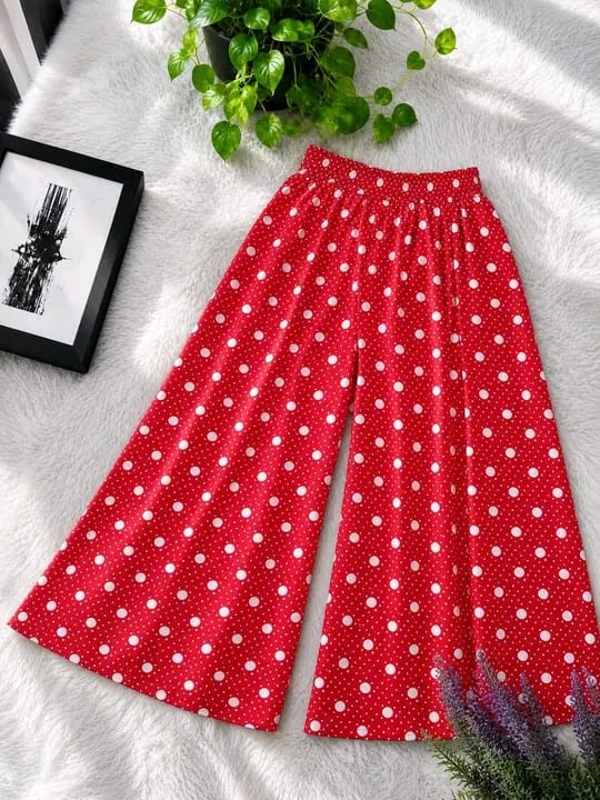 Premium Printed Linen Palazzo for Women