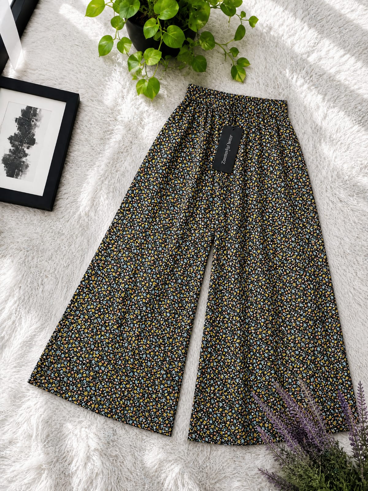 Premium Printed Linen Palazzo for Women